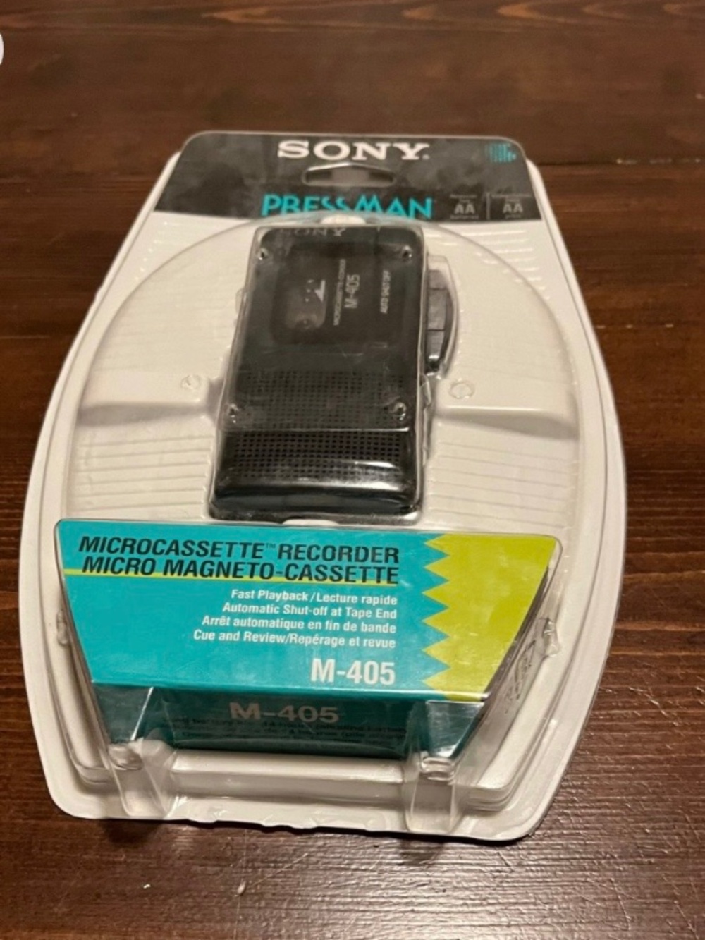 Sony M-405 Microcassette Recorder Original Unopened Packaging.